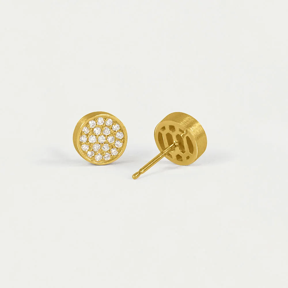 14K Gold Signature Diamond Studs