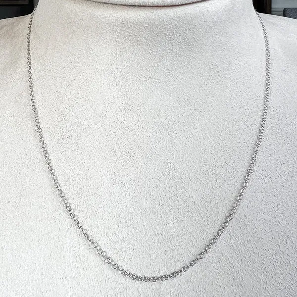 18k Gold Fine Cable Chain