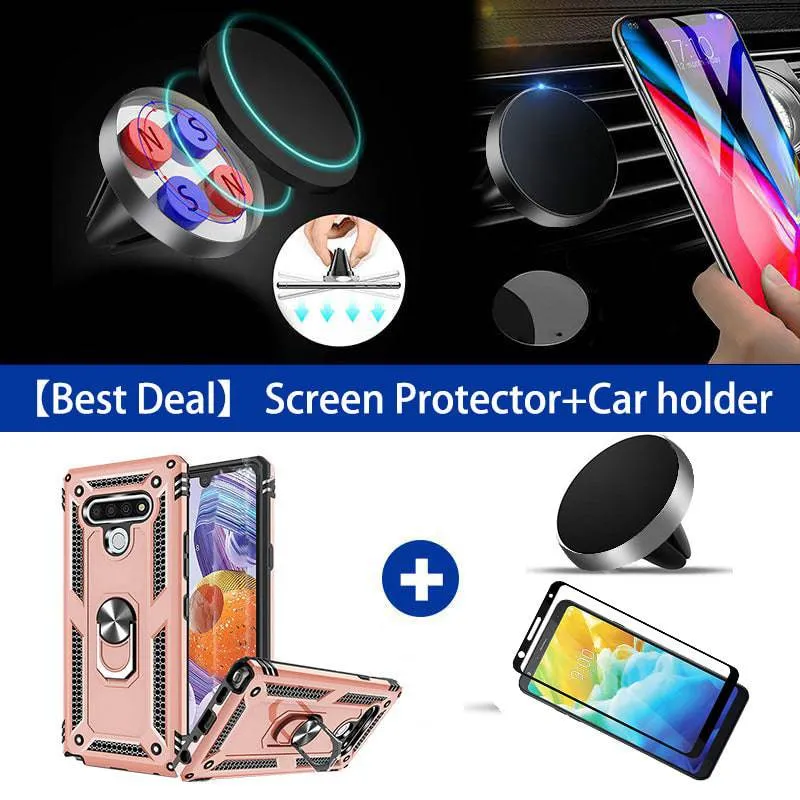 2021 New Luxury Armor Ring Bracket Phone case For LG Stylo6-Fast Delivery