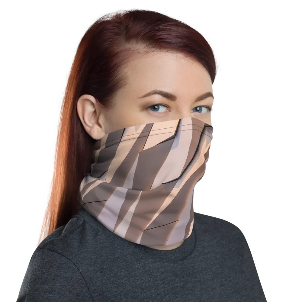 Abstract Metal Neck Gaiter