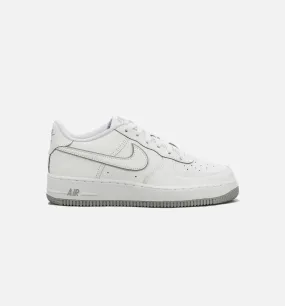 Air Force 1 Wolf Grey Grade School Lifestyle Shoe - White/Grey