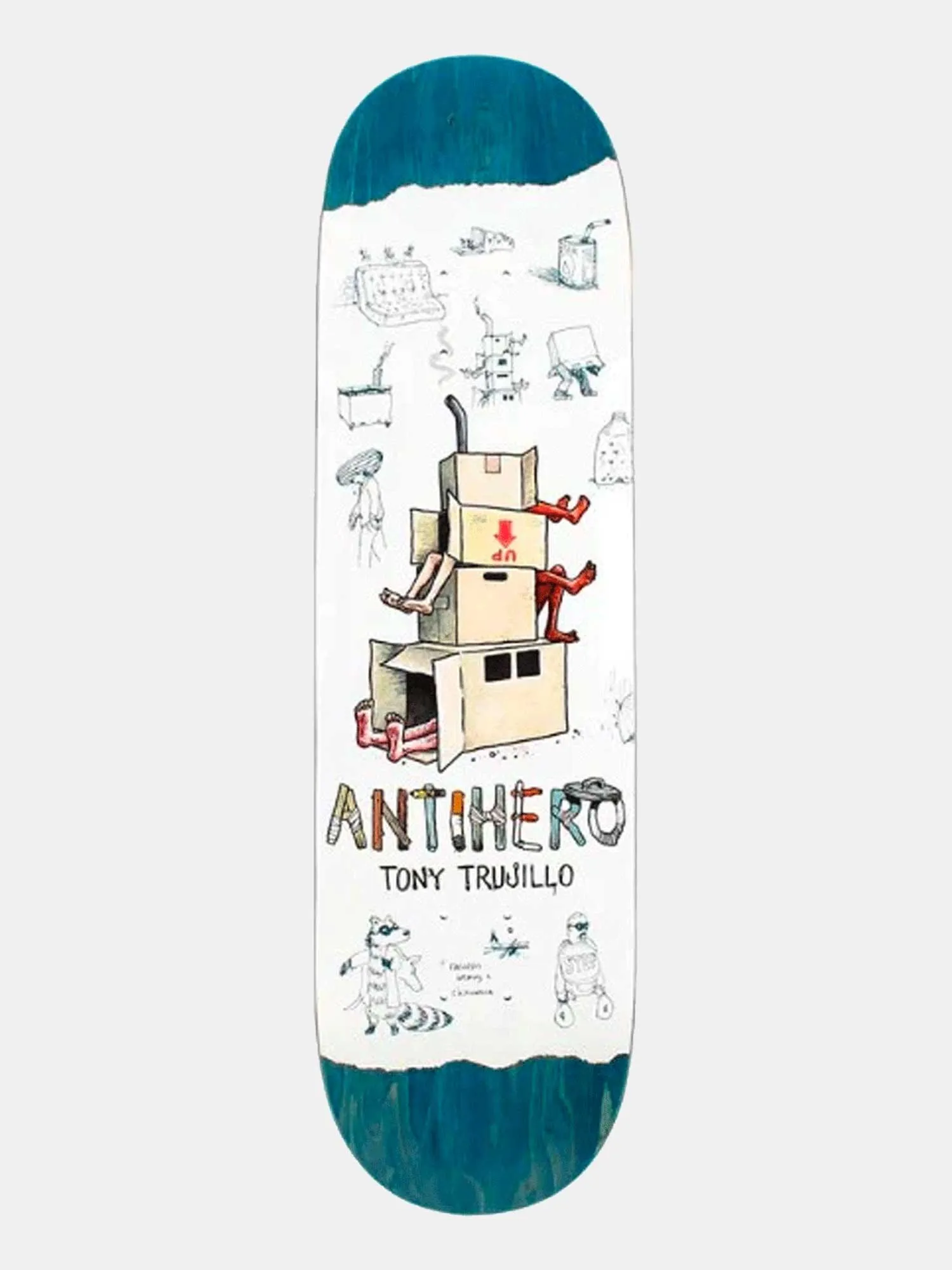 Antihero Deck Tony Trujillo Recycling -  Assorted Stains