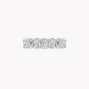 Antique Cushion Cut Diamond Eternity Band .40