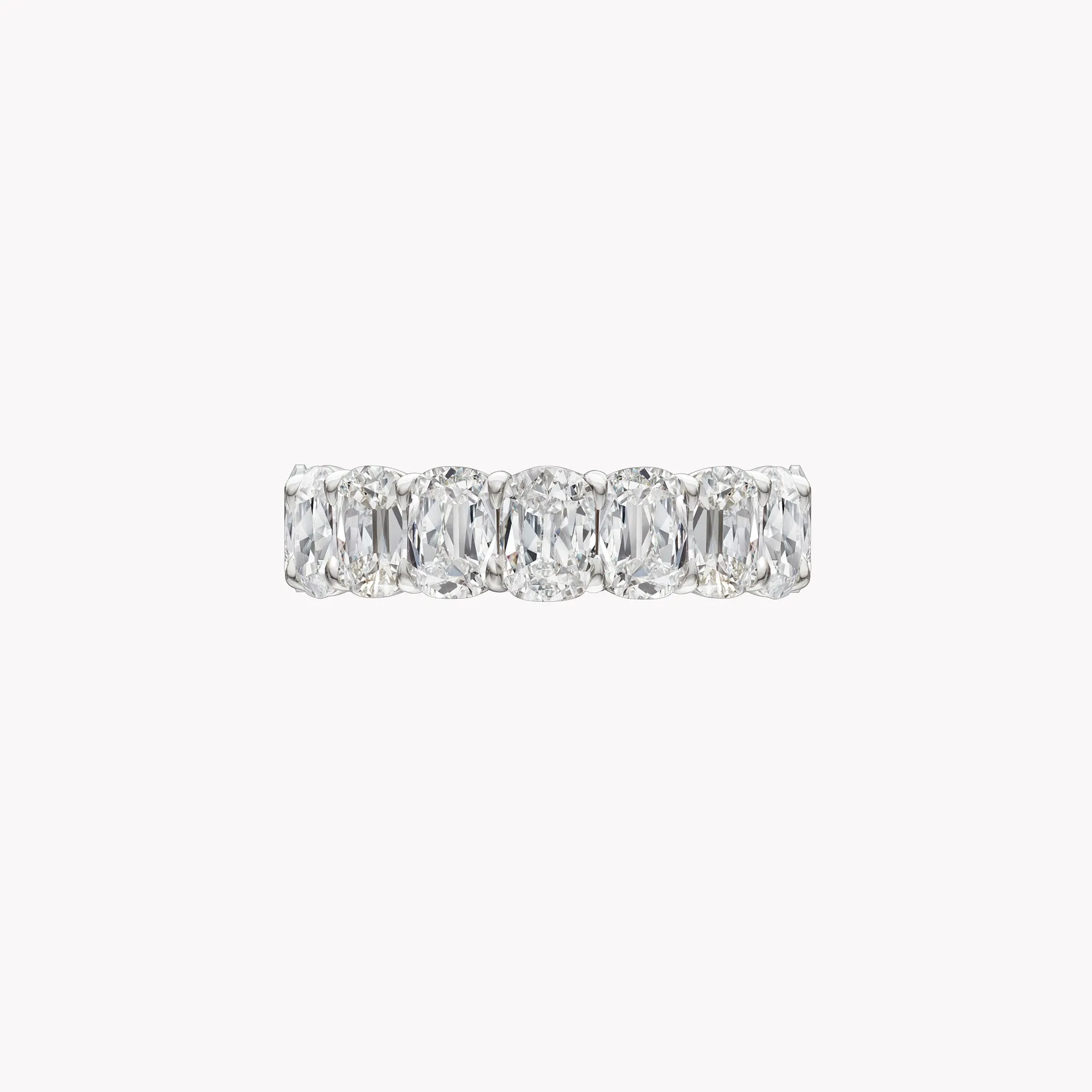 Antique Cushion Cut Diamond Eternity Band .40