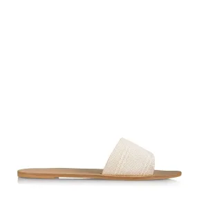 Billini Crete Slide in Cream Woven