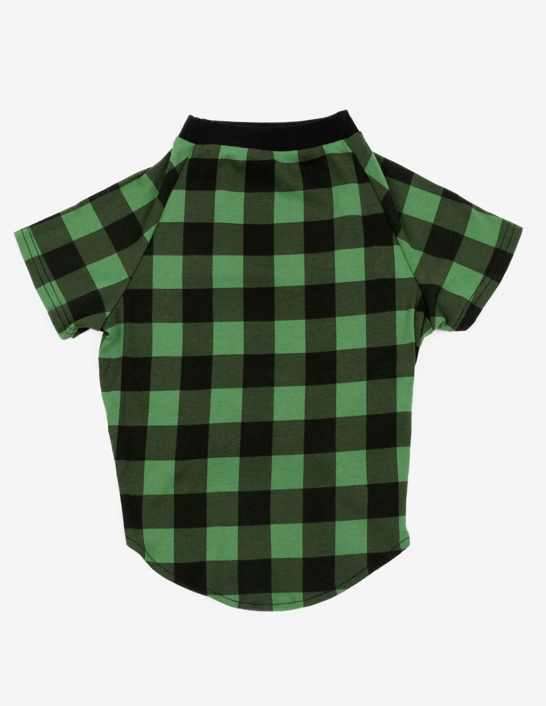 Black & Green Plaid Matching Family Pajama Set