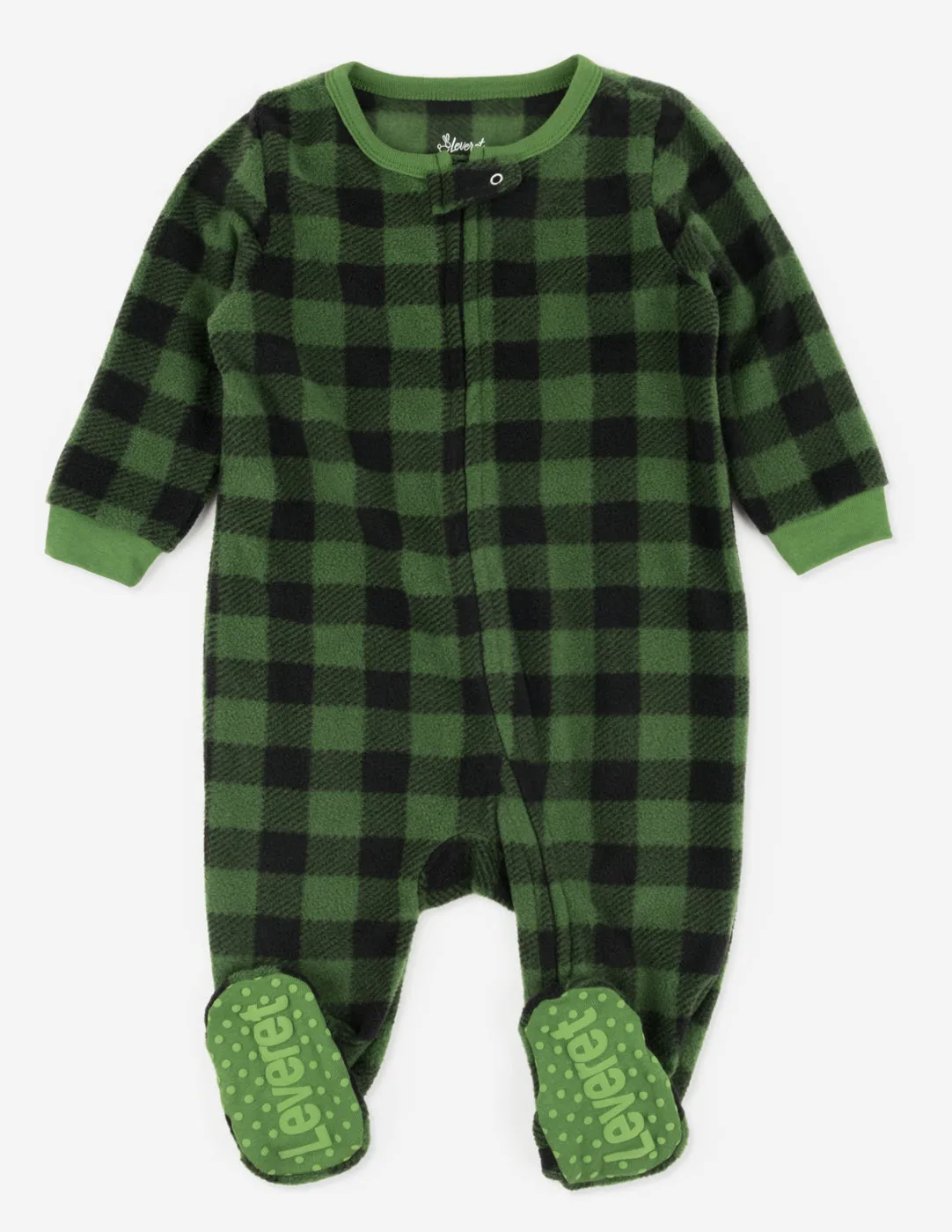 Black & Green Plaid Matching Family Pajama Set