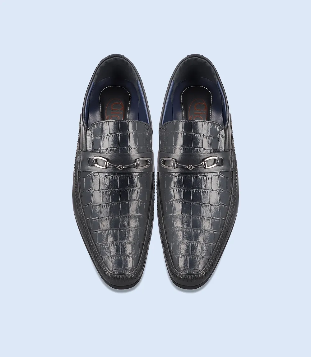 BM4169-BLACK-Men Formal Slip-on's