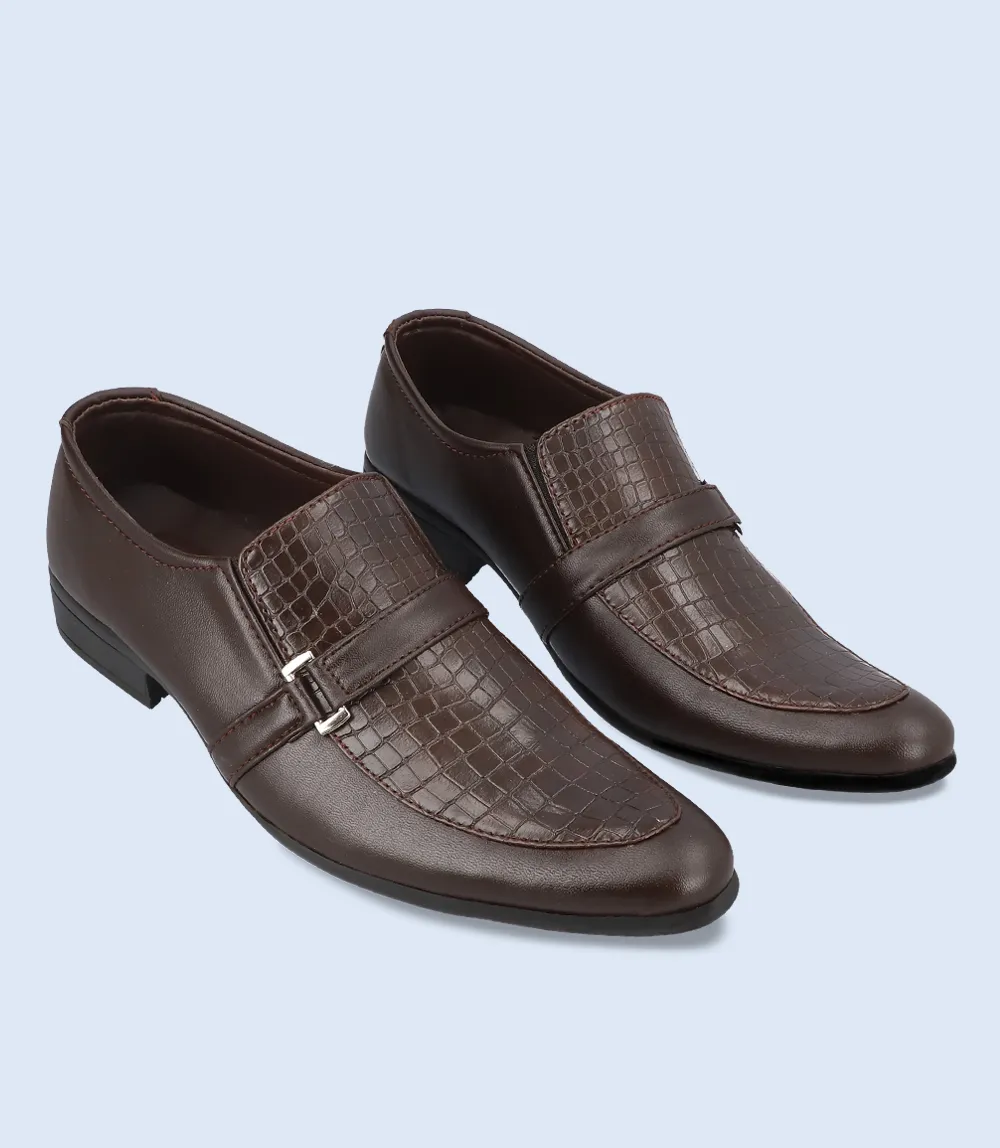 BM5121-DARKBROWN-Men Formal Slip-on's