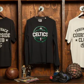 Boston Celtics Warm Up Long-Sleeve T-Shirt - Black