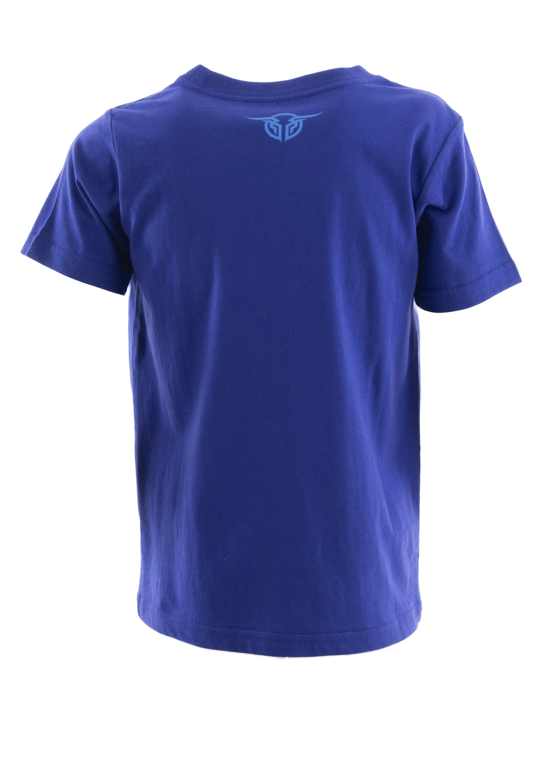 Bullzye Boys Emblem Short Sleeve Tee - Royal Blue - B2S3503181