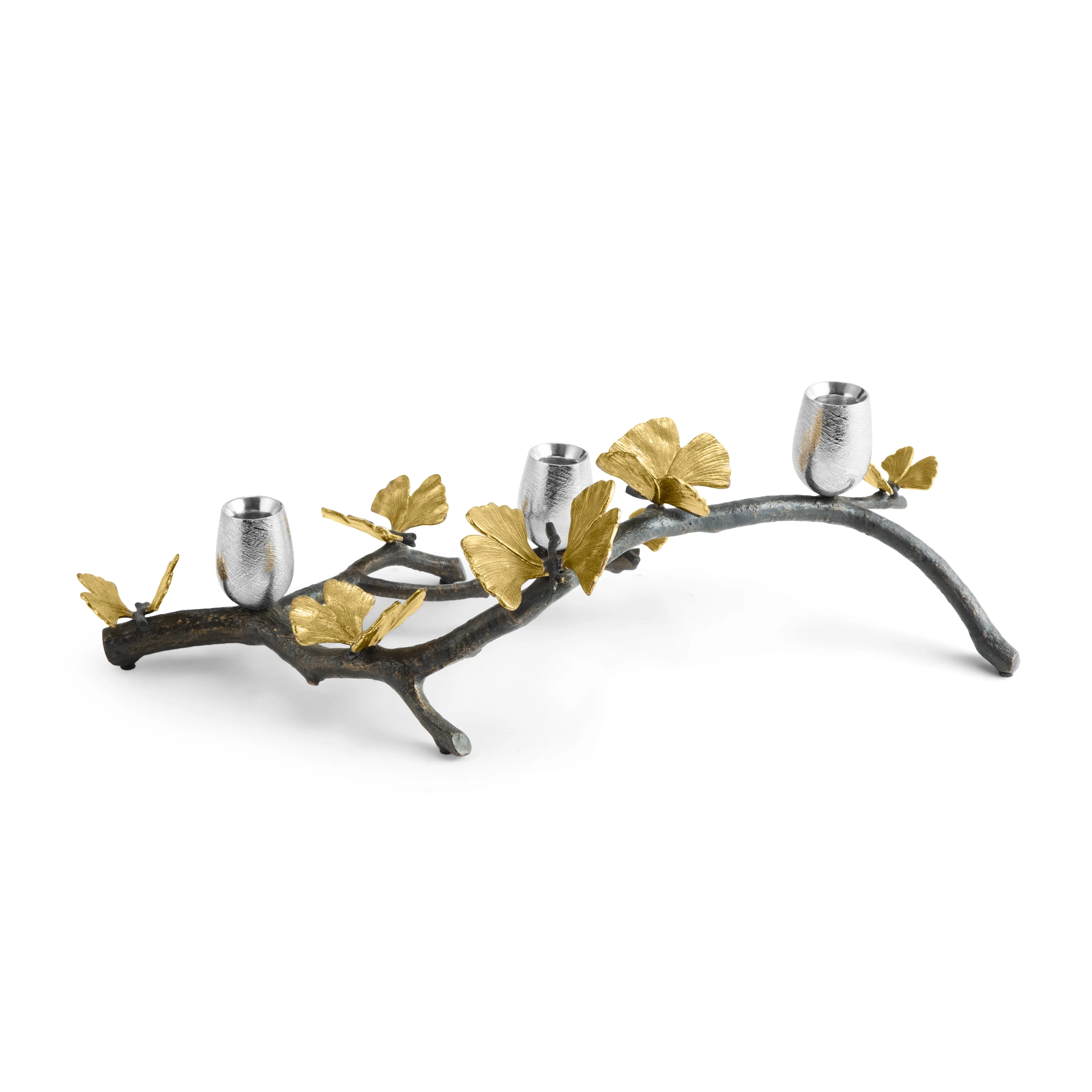 Butterfly Ginkgo Candleholders