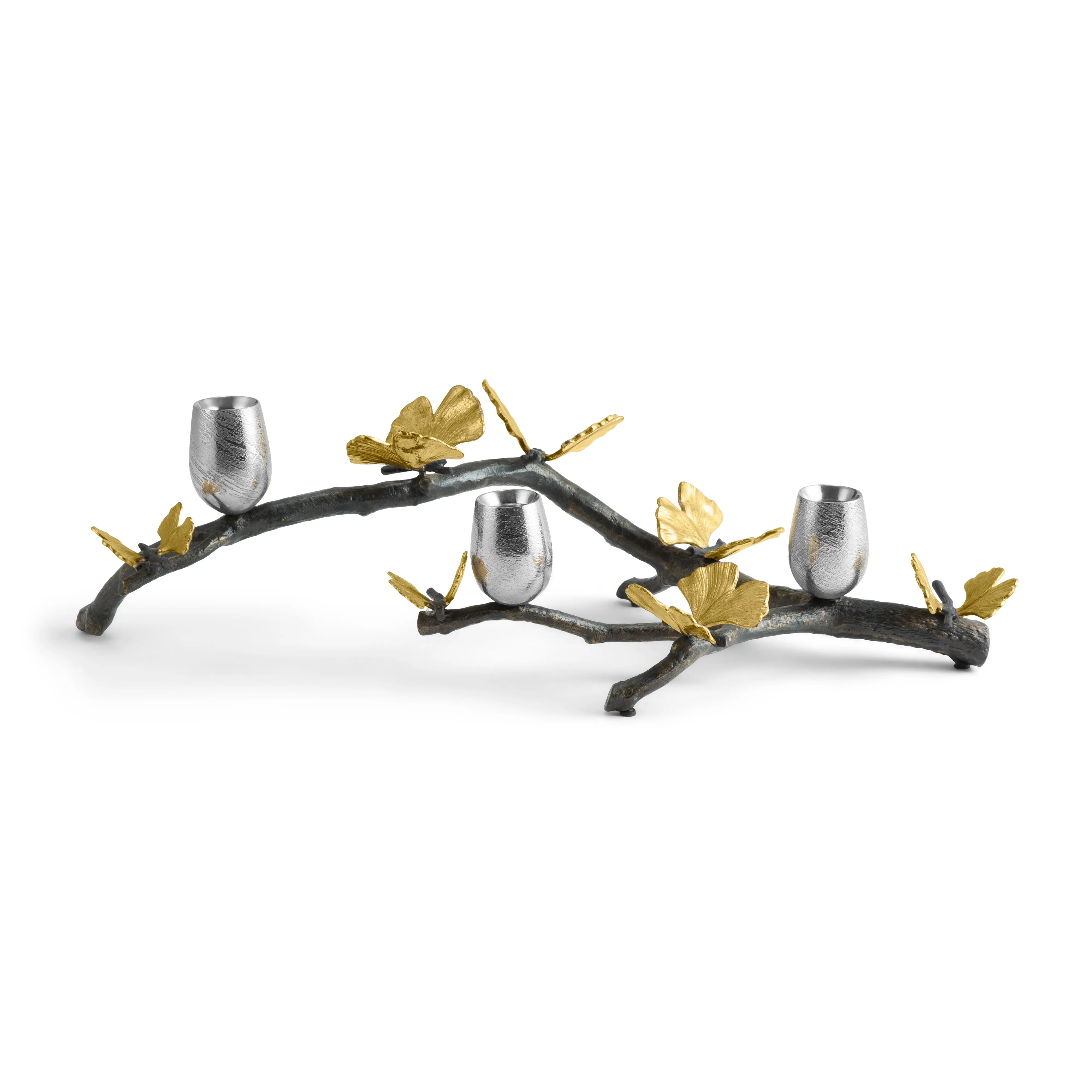 Butterfly Ginkgo Candleholders