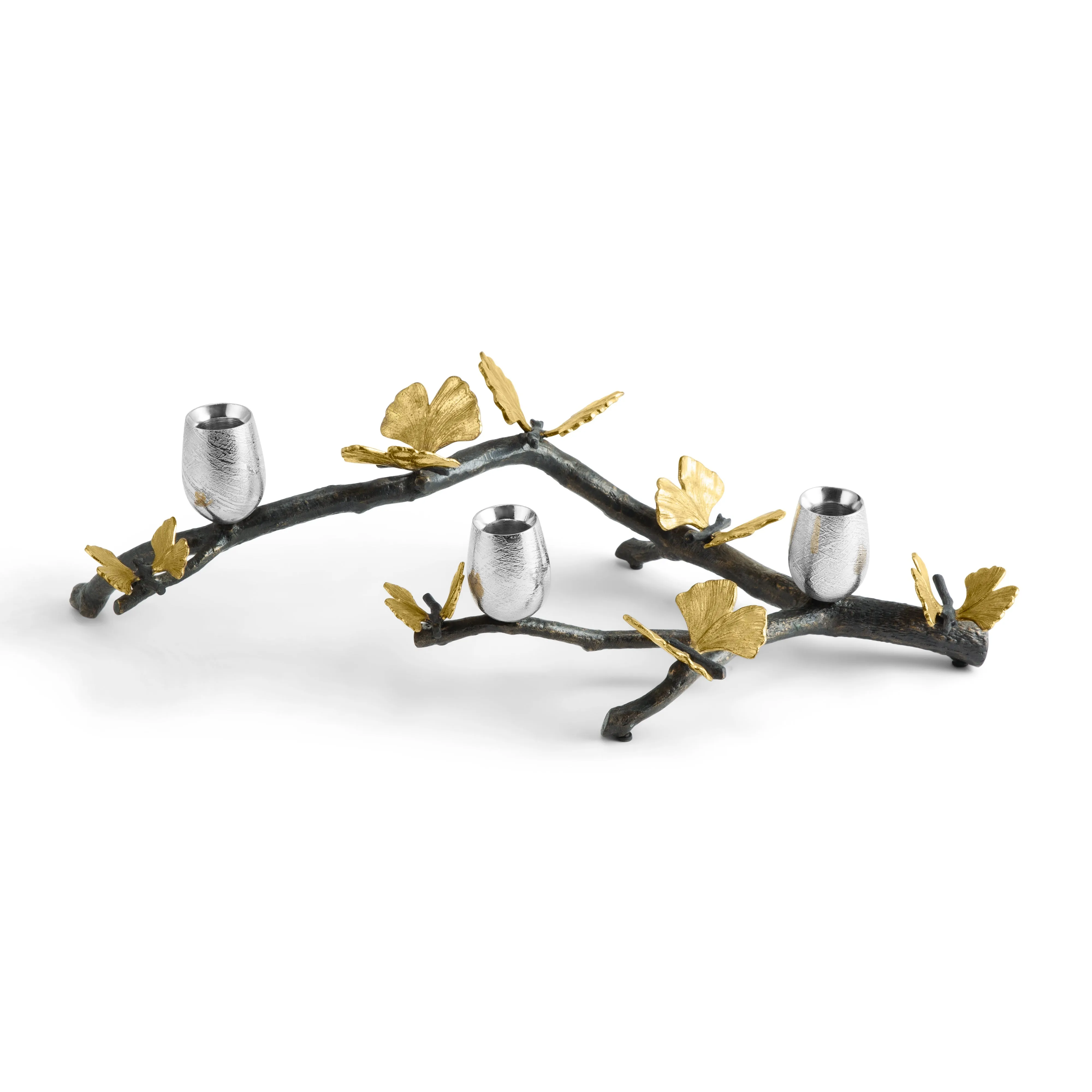 Butterfly Ginkgo Candleholders