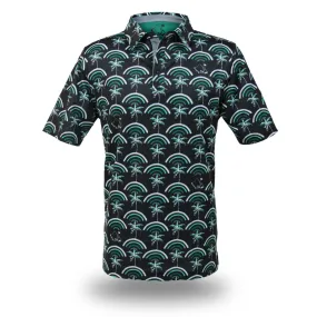 Cocobows Manoa - OGA Men's Polo -  Black Mint