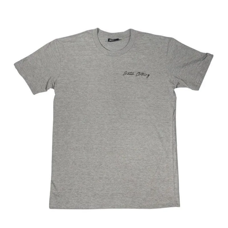 Crew Tee Graphic Print Flat Out Camping Grey