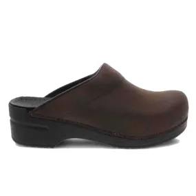 Dansko Men's Karl Antique Clogs - Brown/Black