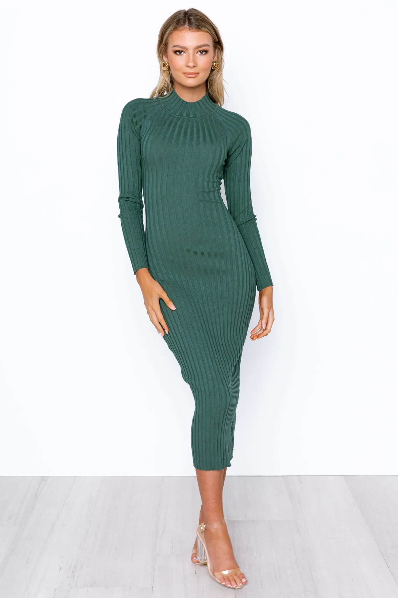 Daria Dress - Emerald