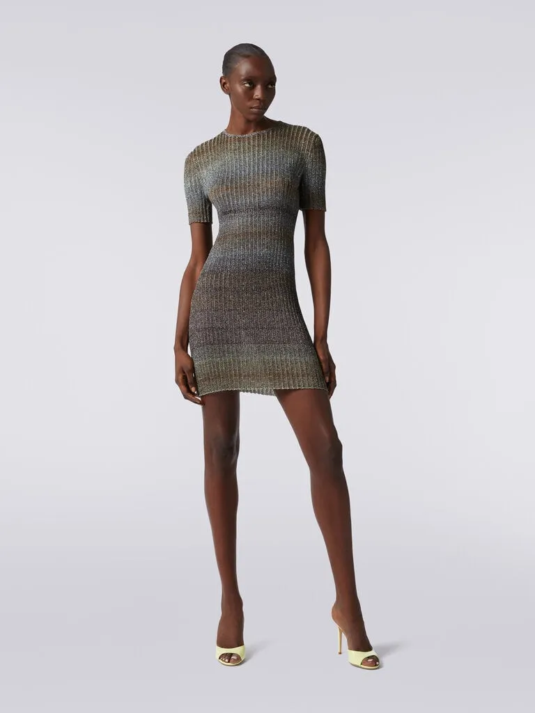 DS24SG37  Crew neck dress