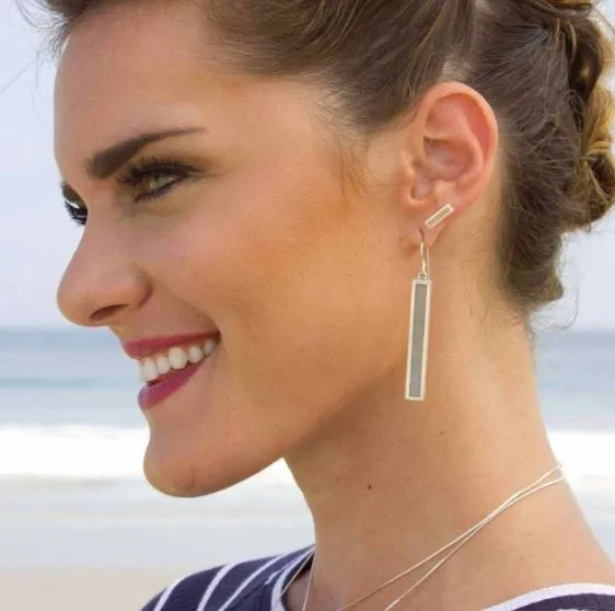 Dune Bar Stud Earrings