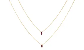 Eclipse Ruby Necklace