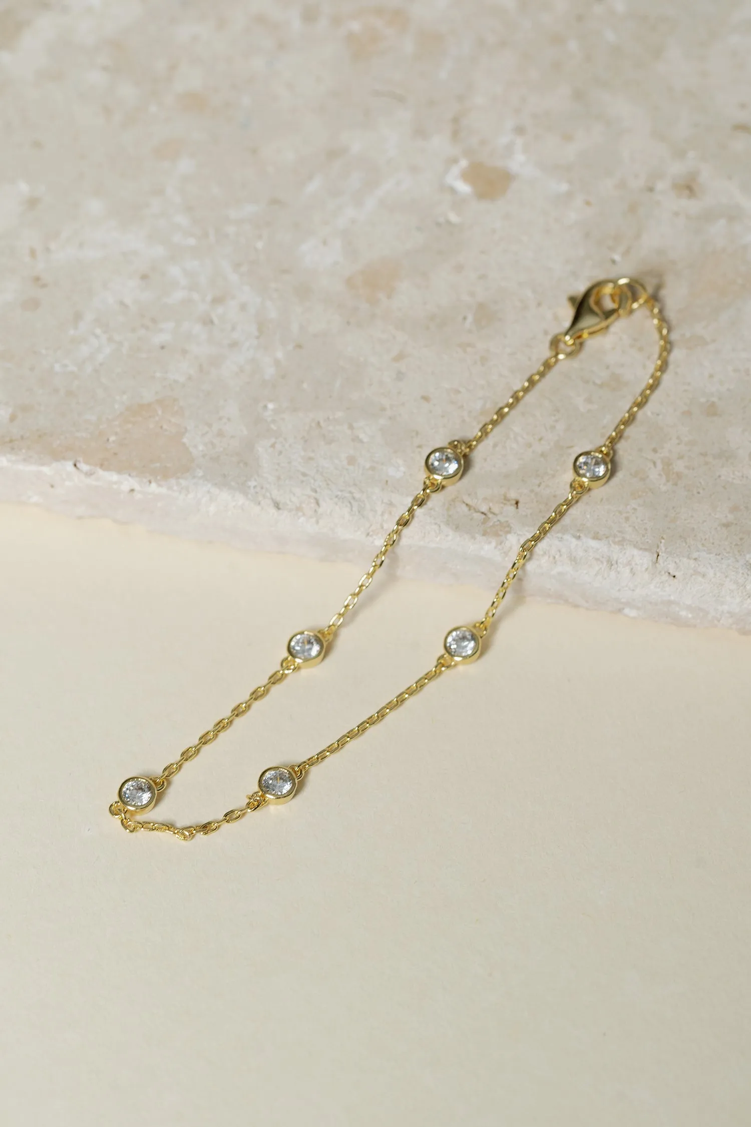 Eleanor Pavé Chain Bracelet