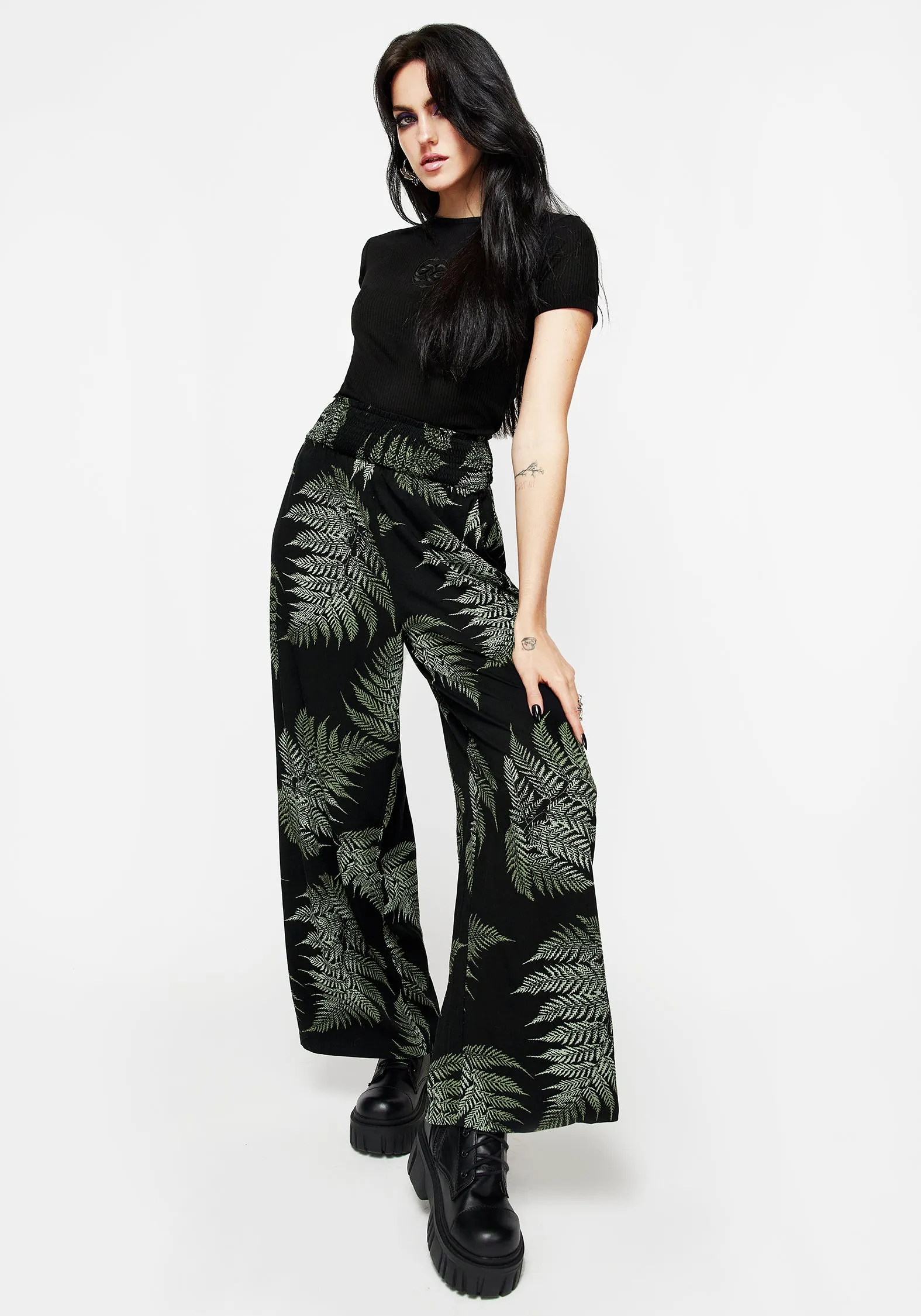 Fern Flowy Trousers