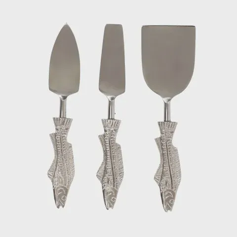 Finley Stainless Steel Cheese Knife Set of 3