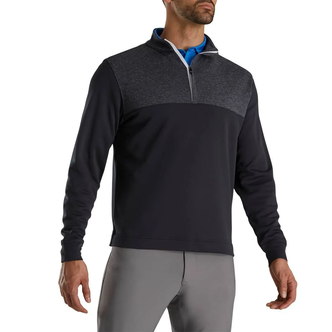 FootJoy Heather Yoke Half-Zip Mid-Layer