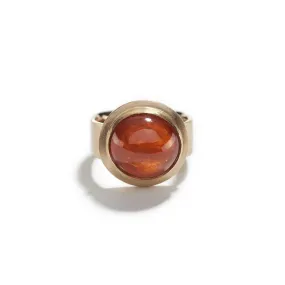 Gold & Spessartine Garnet Ring