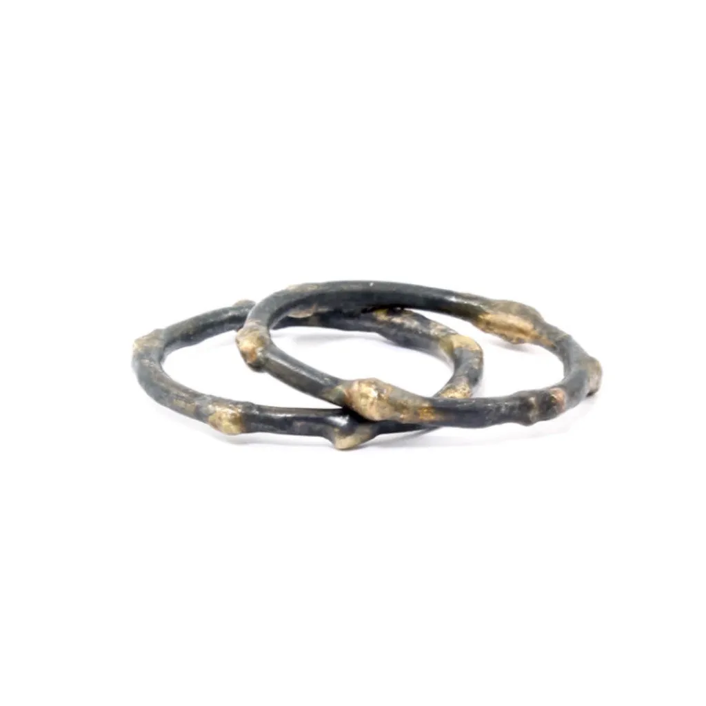 Gold and Silver Embedded Band by Variance