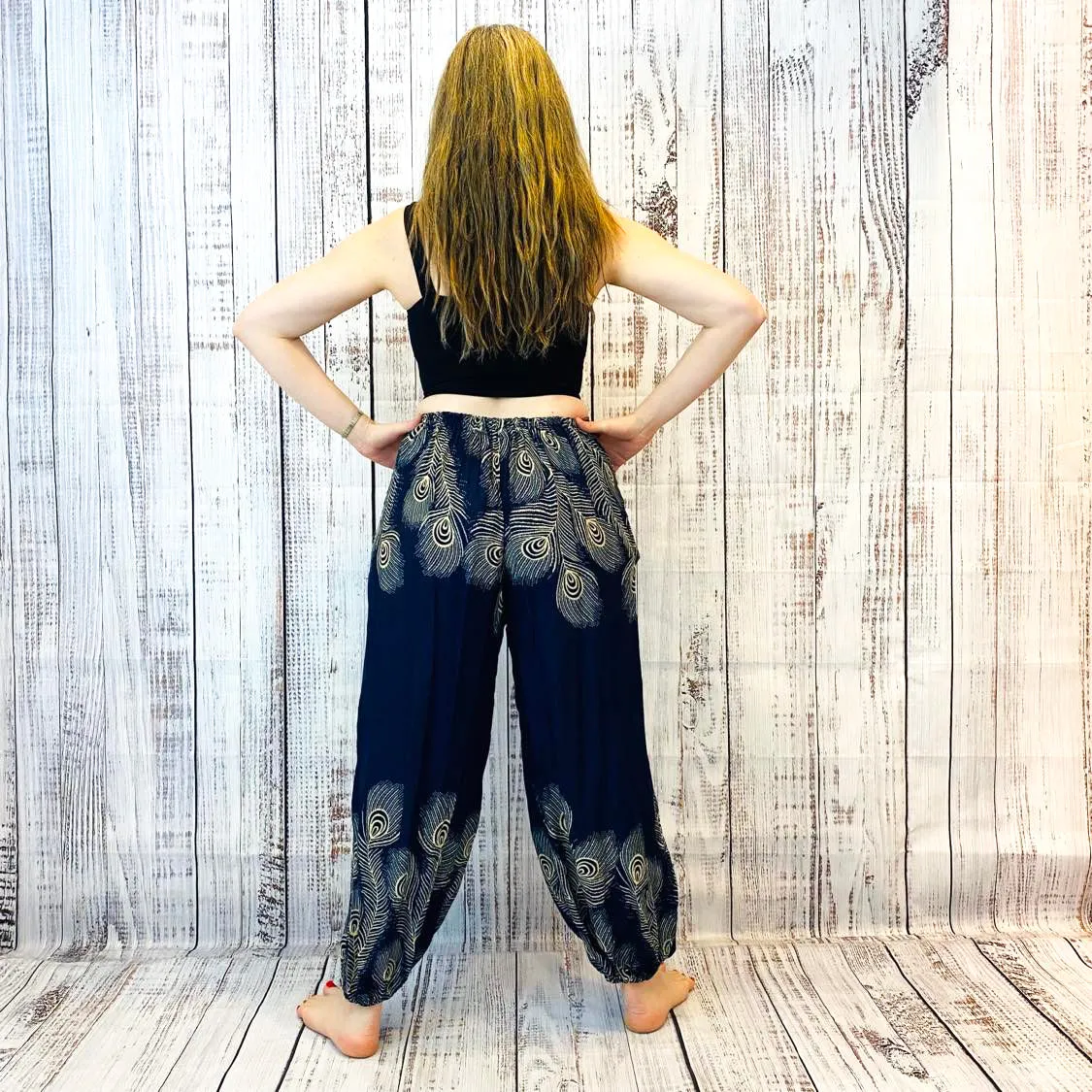 Hand Embroidery Light Weight Summer Pants