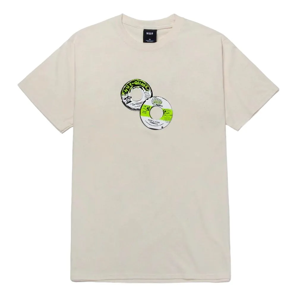 HUF HUFQUAKE SOUND S/S TEE-NATURAL