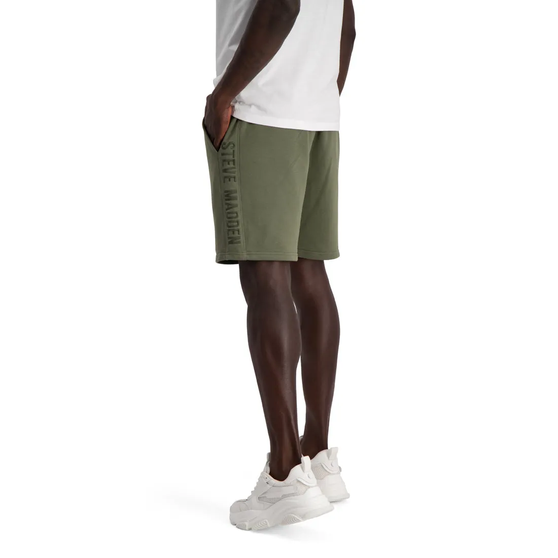 HUNTER MENSWEAR JOGGER SHORTS FATIGUE GREEN