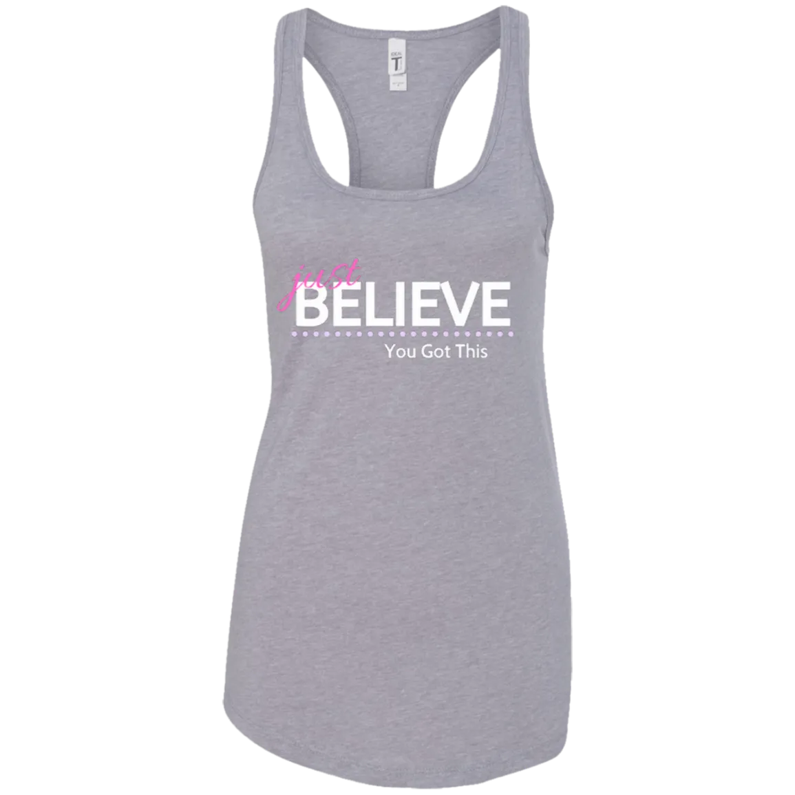 Just Believe Racerback Tank