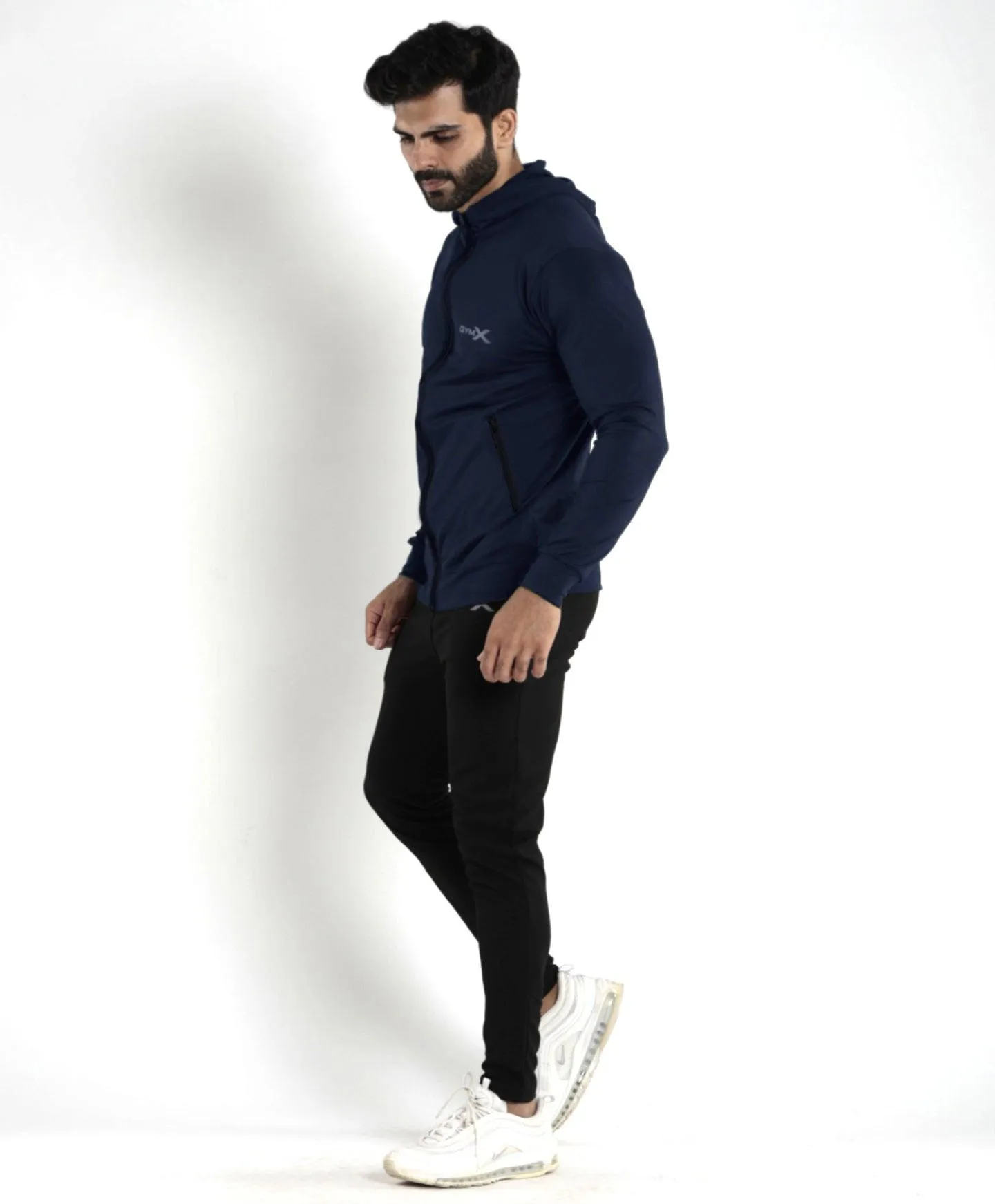 Lancer Muscle Fit Hoodie- Splendid Blue- Sale