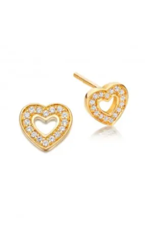 Mini Heart Biography Stud