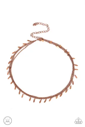 Monochromatic Magic - Copper Paparazzi Necklace