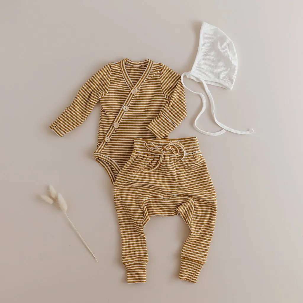 Mustard Stripe Bodysuit