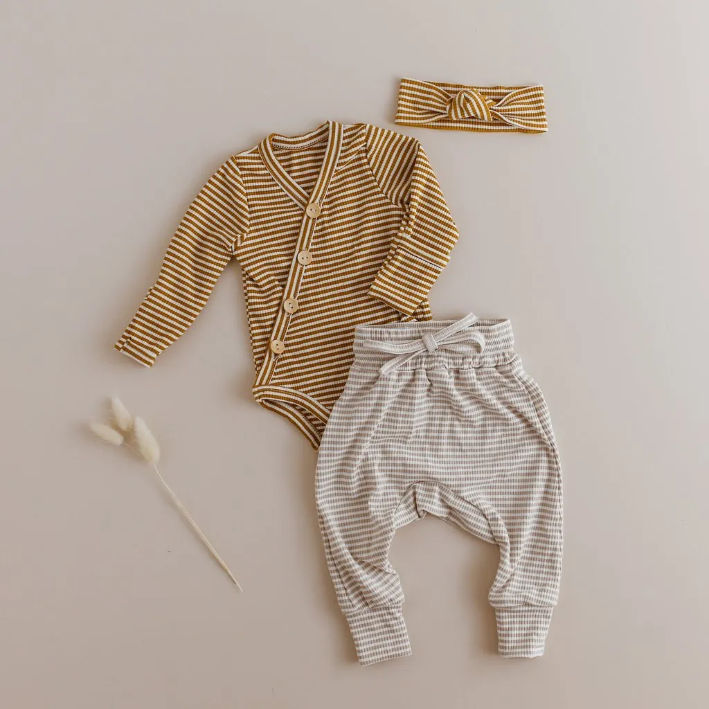 Mustard Stripe Bodysuit