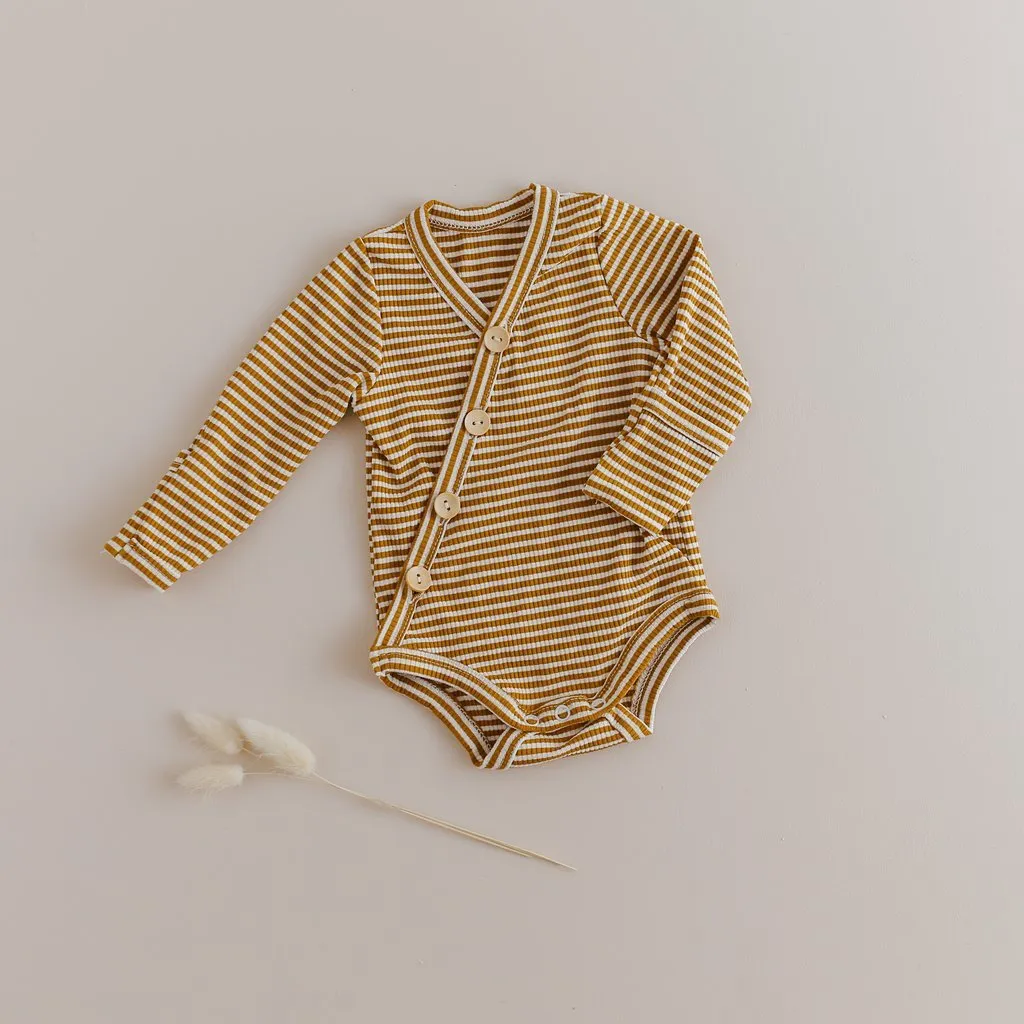 Mustard Stripe Bodysuit