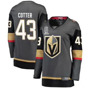 Paul Cotter  Vegas Golden Knights Fanatics Branded Women's 2023 Stanley Cup Champions Alternate Breakaway Jersey - Black