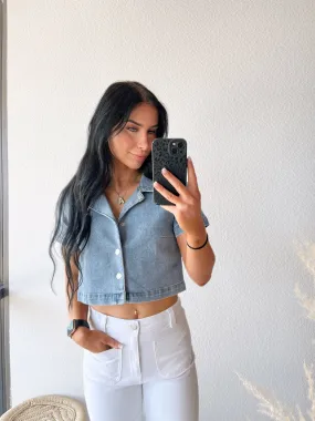 Rodeo Bound Denim Top