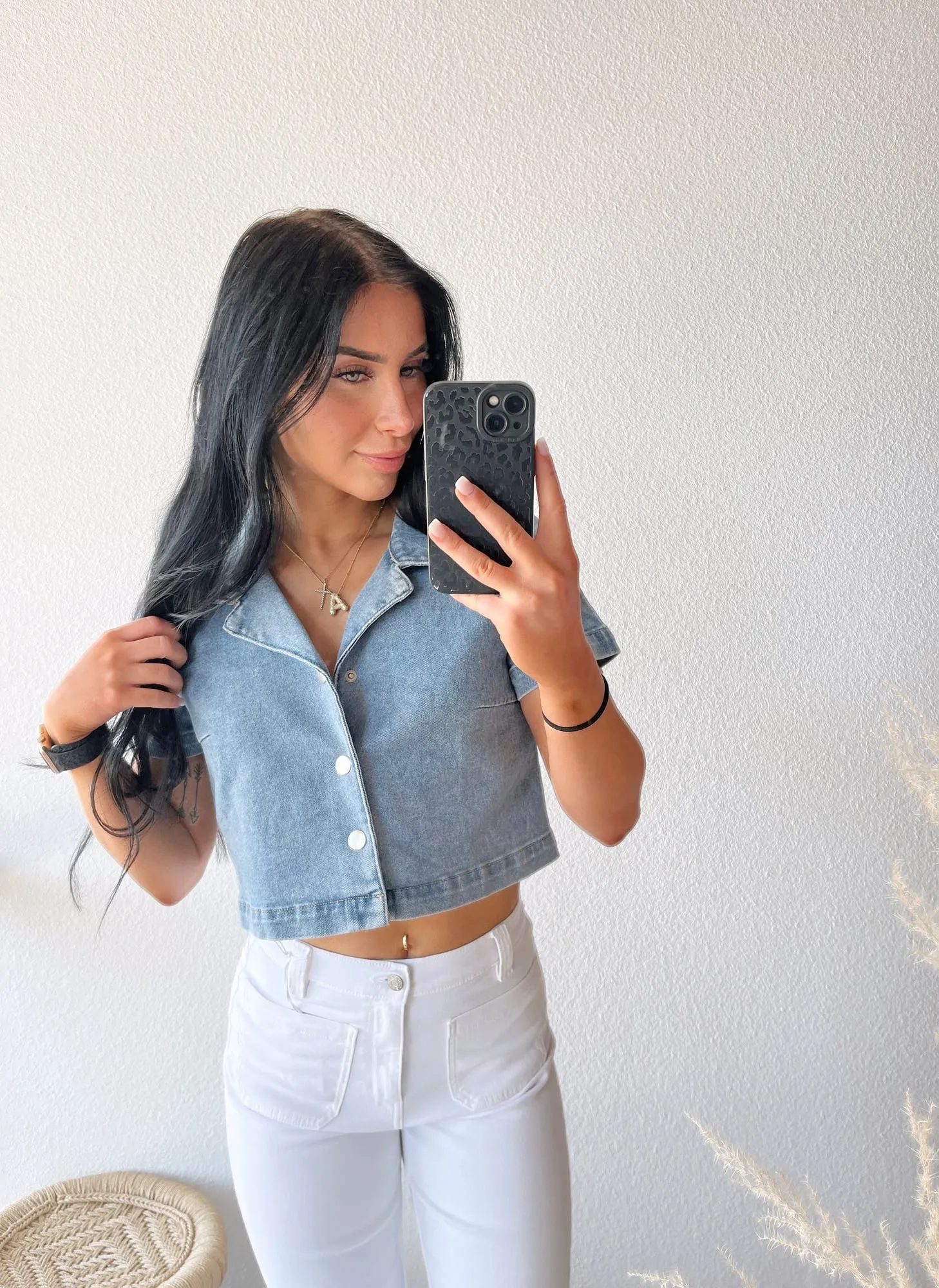 Rodeo Bound Denim Top