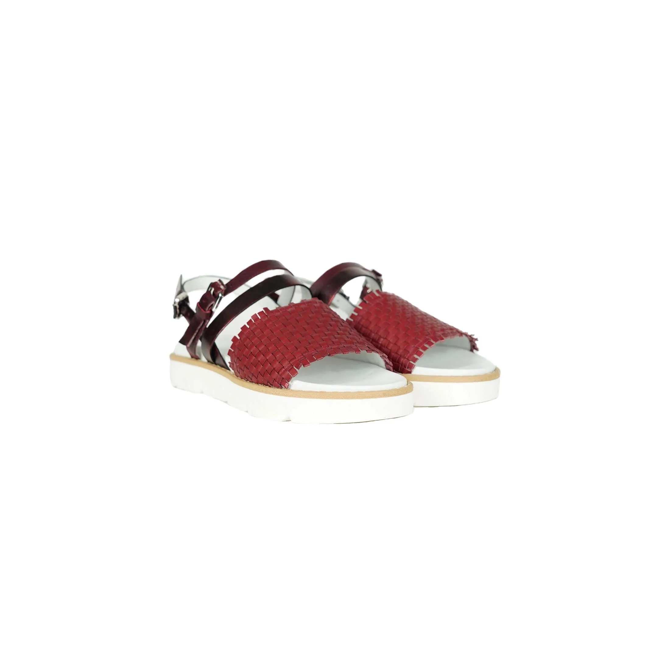 Sandal Intreccio Soft Burgundy