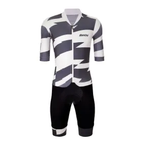 Santini Viper Furia Road Skinsuit - Black