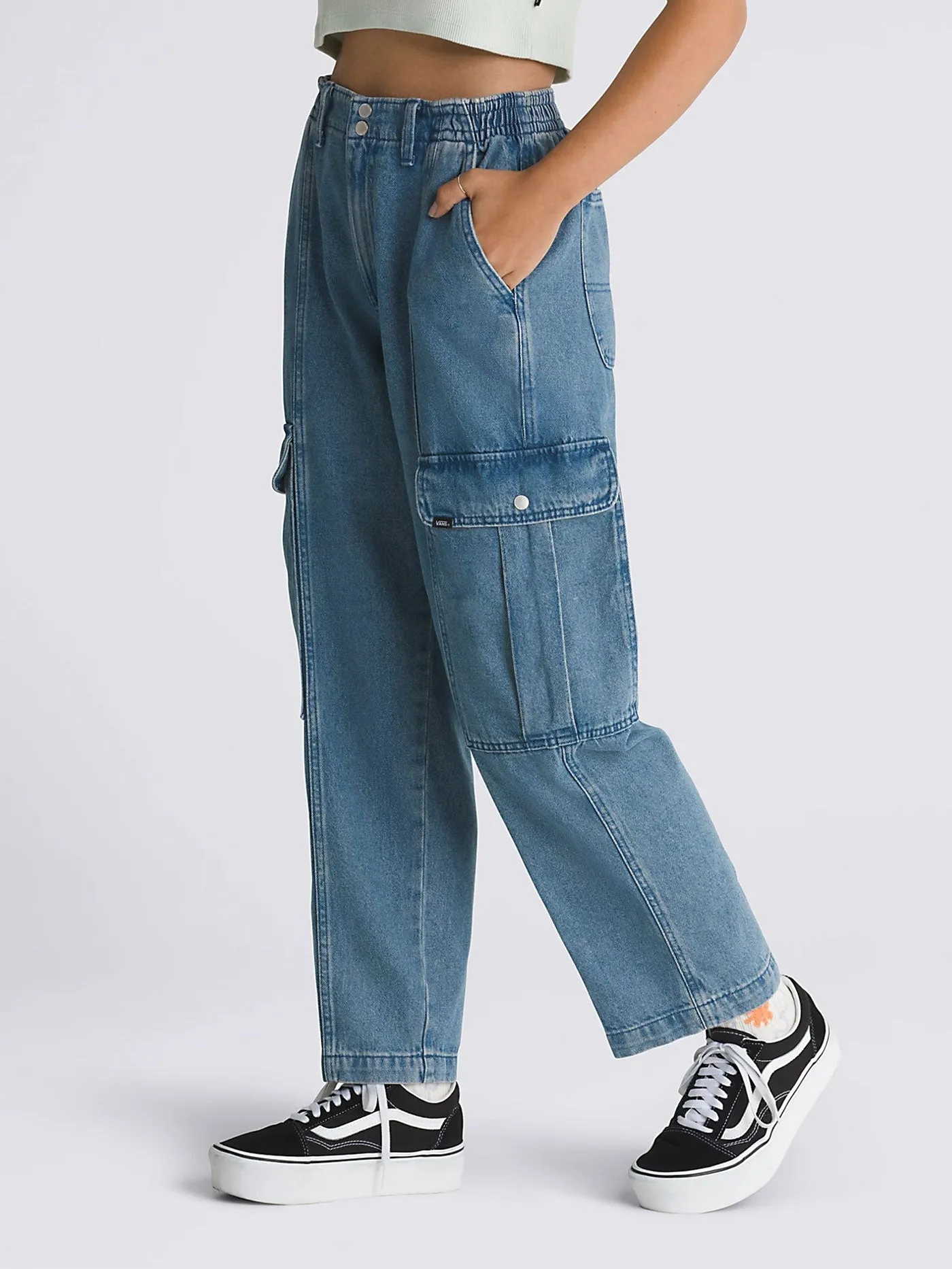 Sidewalk Denim Cargo Jeans