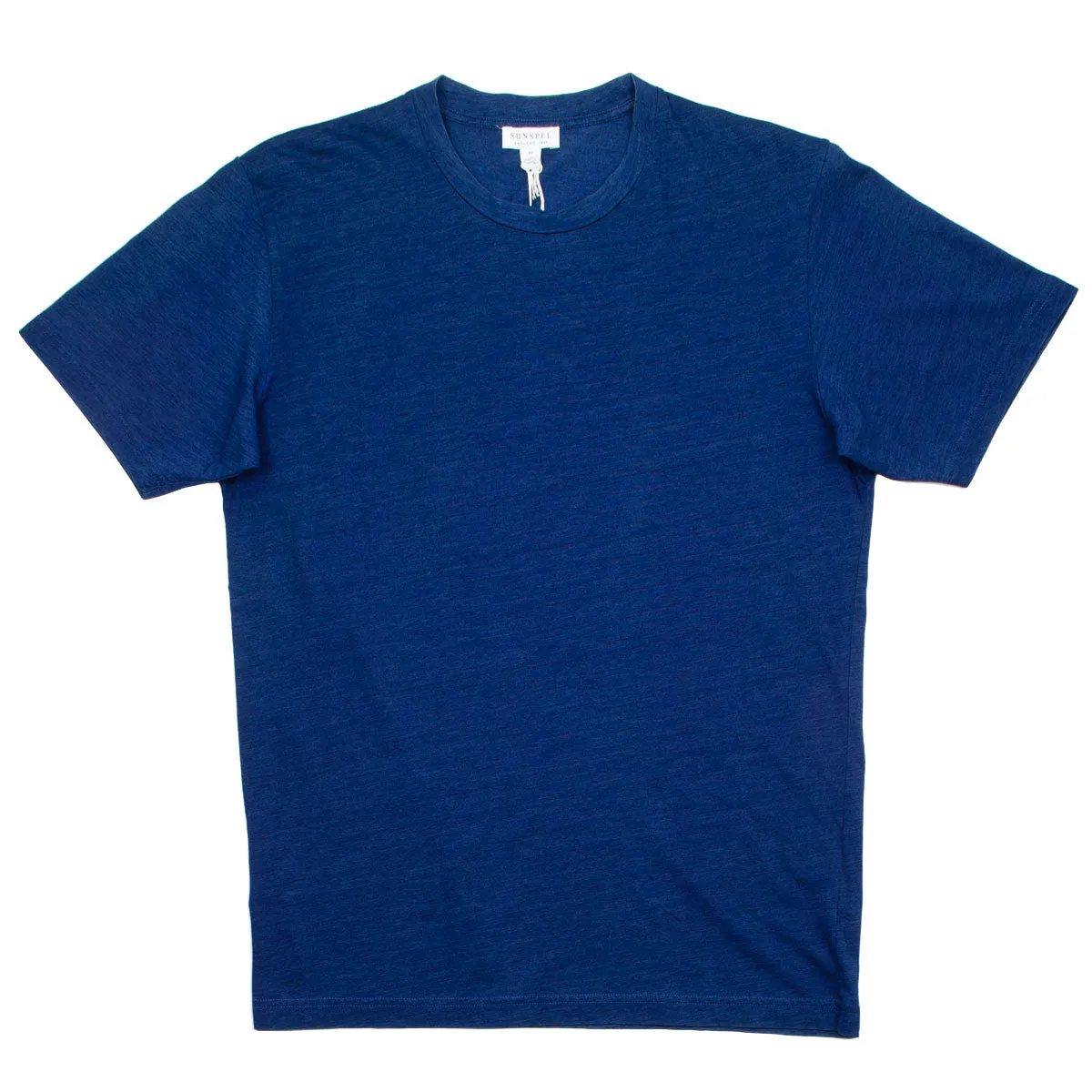 Sunspel - Short Sleeve Riviera Crew Neck T-shirt - Real Indigo