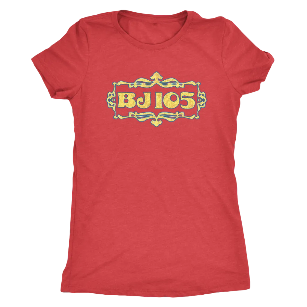 The BJ105 "BJW" Women's Tri-blend Tee