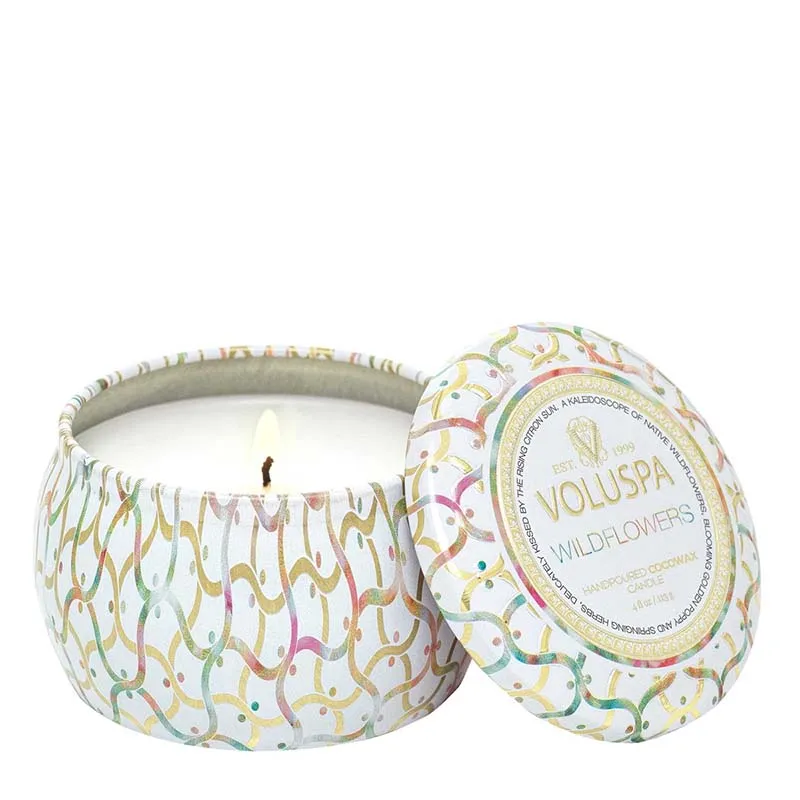 VOLUSPA | Wildflowers Mini Tin Candle